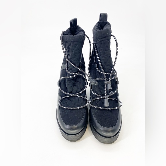 Steve Madden Astra Wedge Drawstring Boots Sz 8.5 - Picture 4 of 8